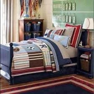 Pottery Barn Kids Junior Varsity Bedding-Twin